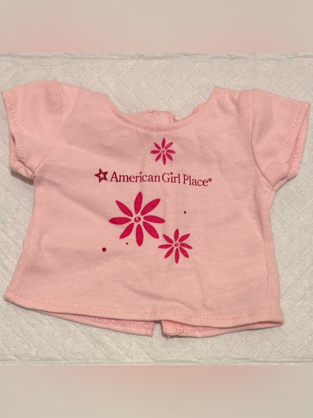American Girl Place Pink Floral Doll Tee